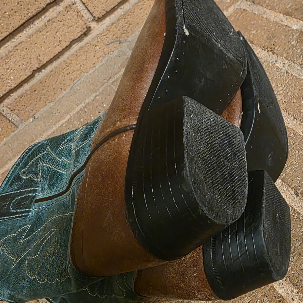 Smoky Mountain YOUTH Unisex Nashville Blue Boots Size YOUTH 11.5 - Picture 6 of 8